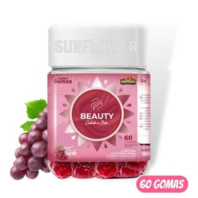 Nutri Gomas Bealty Uva 60 gomas 180g Sunflower