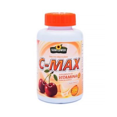 C Max Vitamina C 1g 200 comp Sunflower