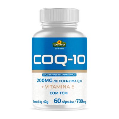 Coenzima Q10 + Vitamina E 200mg | 60 Cápsulas